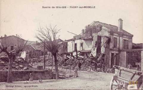 Maisons détruites (Pagny-sur-Moselle)